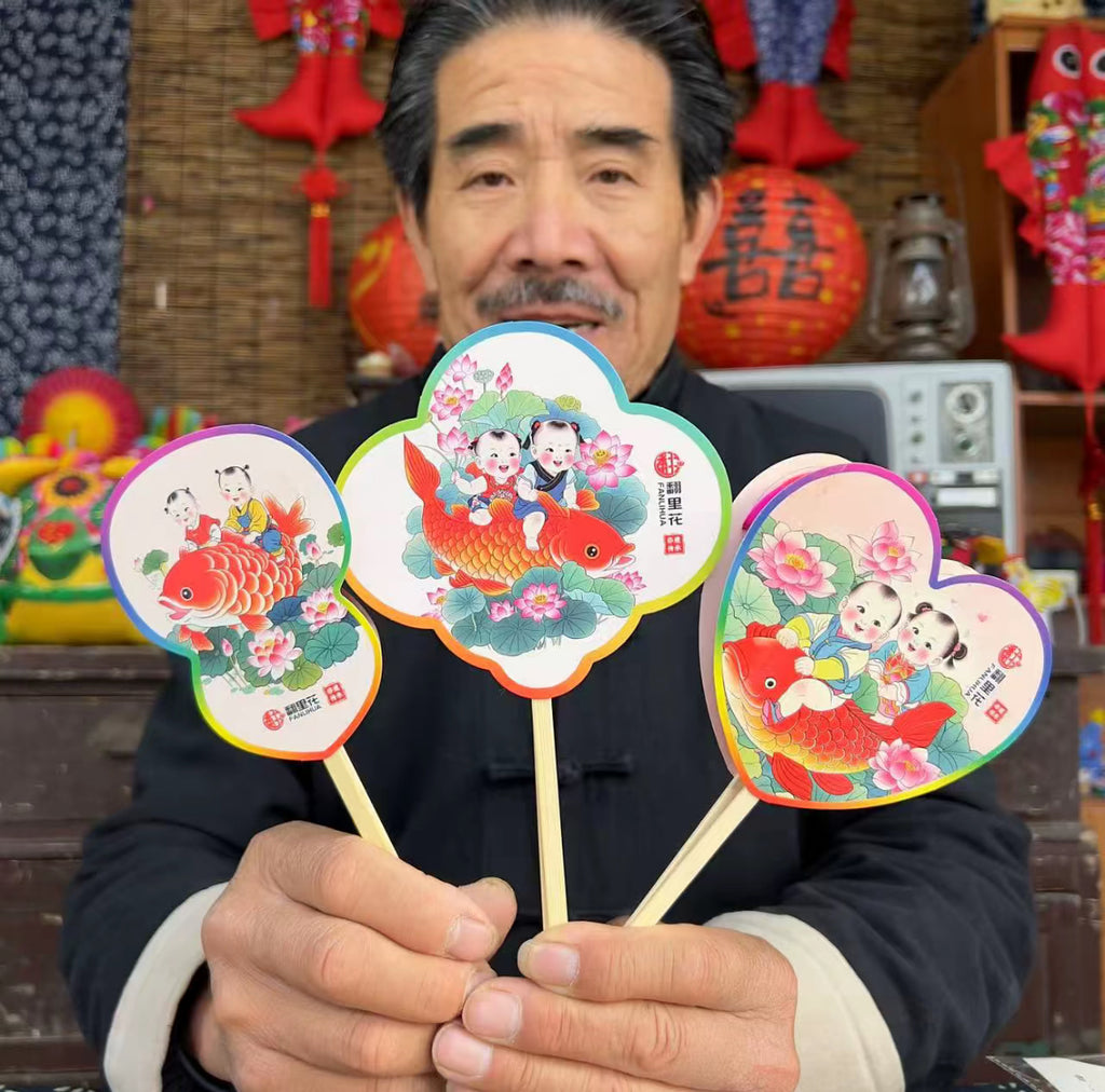 72-Shapes Magic Flip Flower, Traditional Chinese Folk Craft Toy