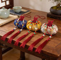 Red Thread Folk: Chinese Traditional Silk Sachet - Handmade Lucky Charm with Tassel